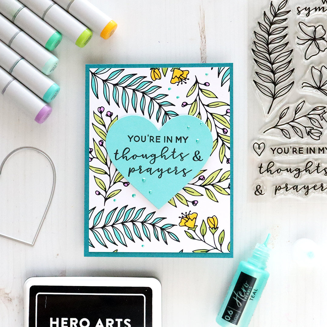 Hero Arts With Sympathy Bundle (Stamp and Die Set)