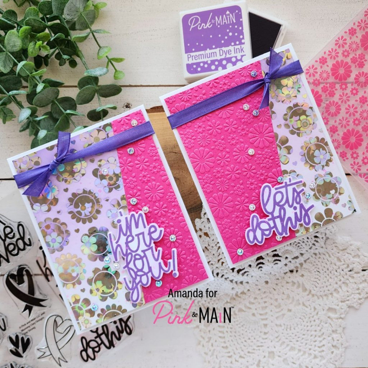 Pink & Main Cheerfoil® - Flowers Silver