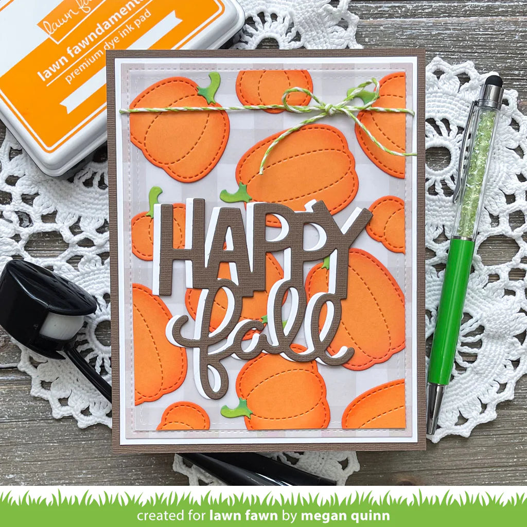Lawn Fawn Stitched Pumpkins Dies