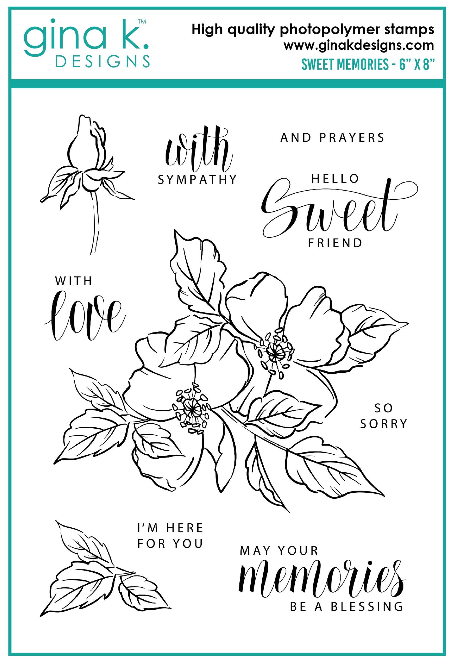 Gina K Designs Sweet Memories Die Set