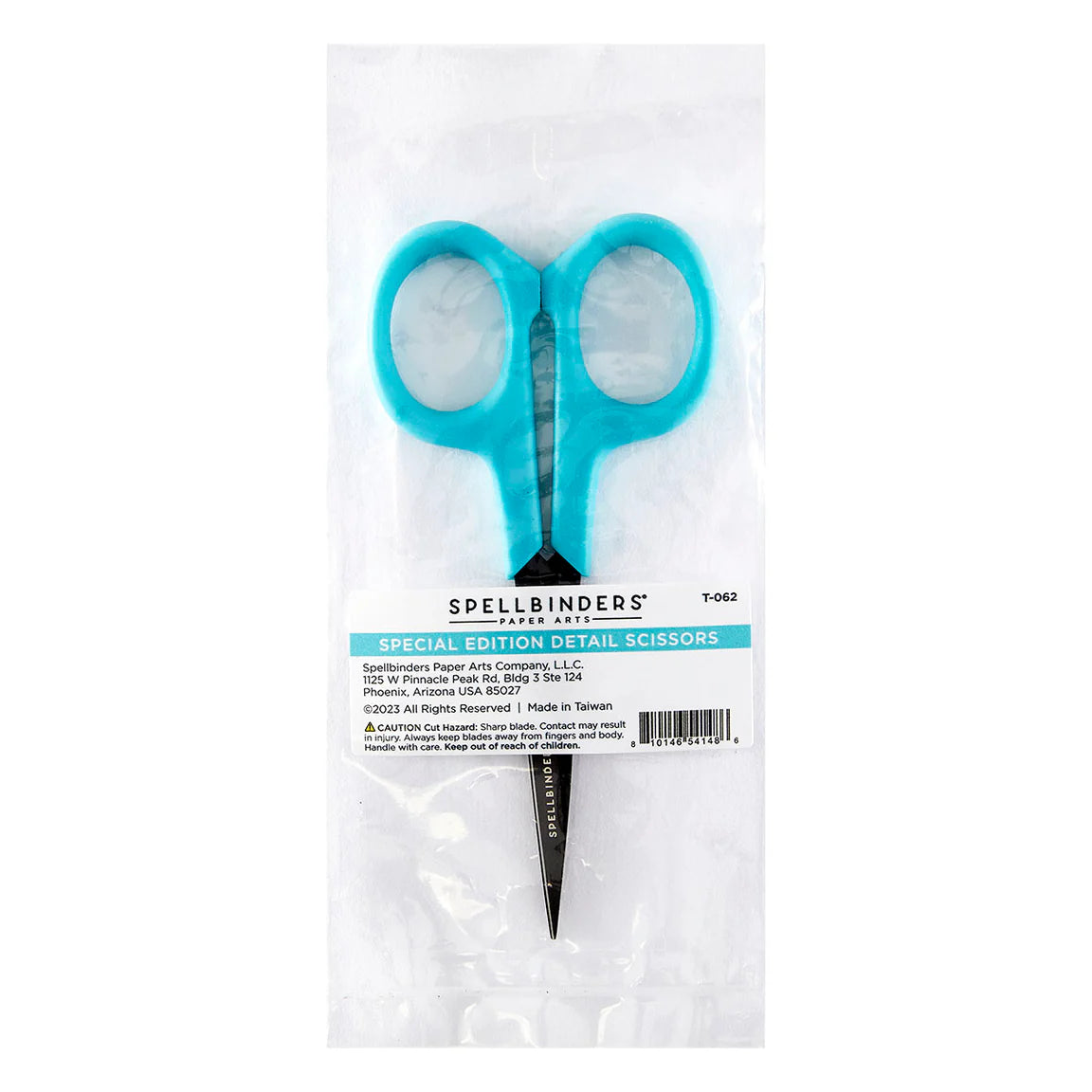 Spellbinders 4" Limited Edition Teal Detail Scissors