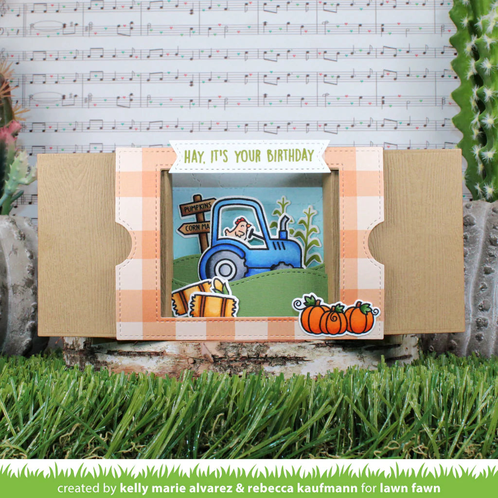 Lawn Fawn Hay There, Hayrides! Stamp Set