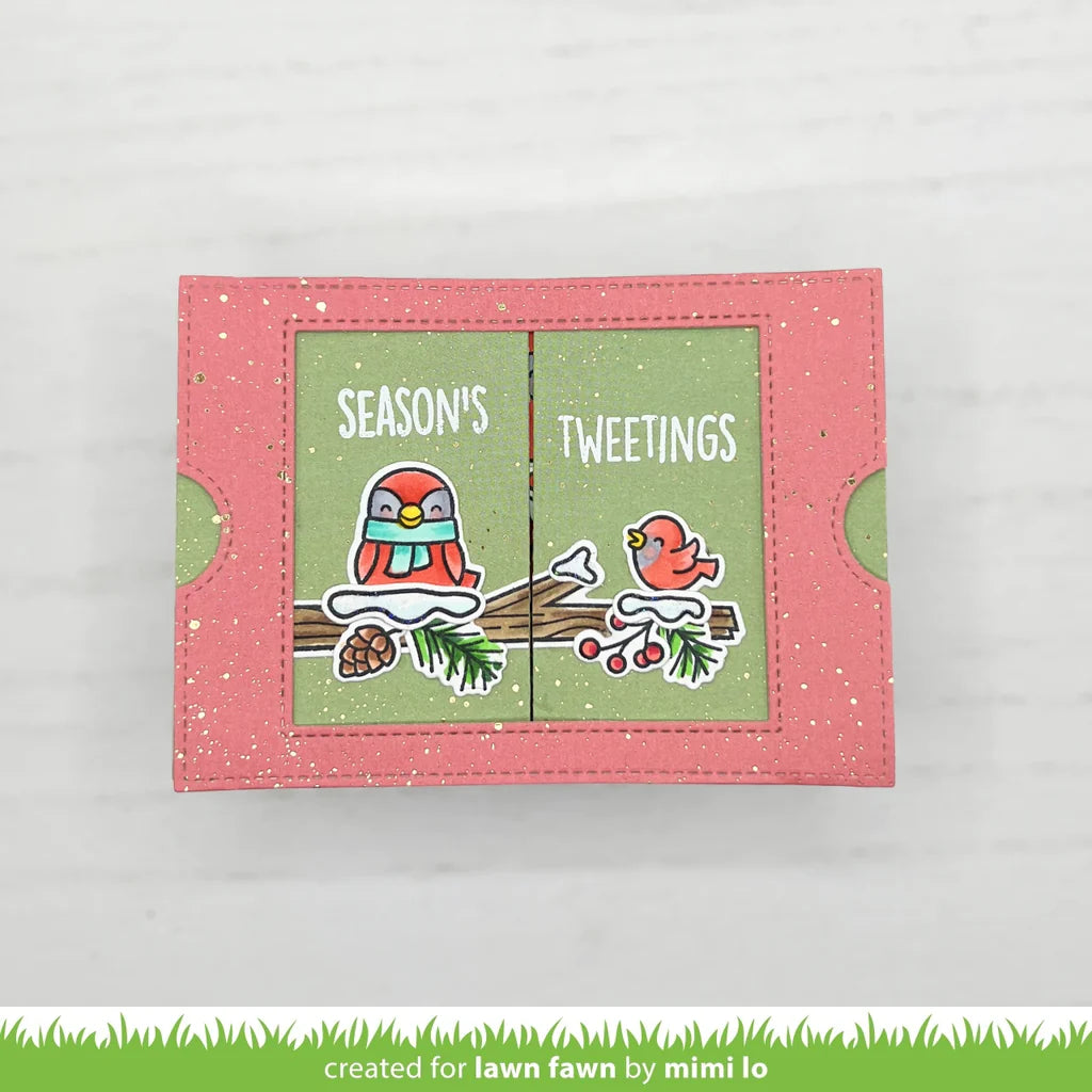 Lawn Fawn Winter Birds Stamp Set