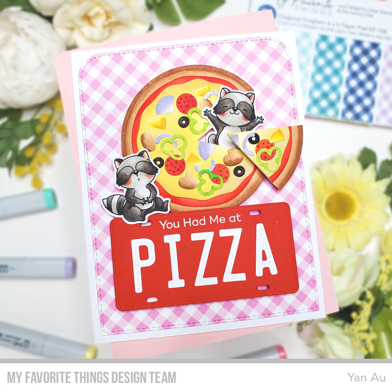 My Favorite Things Vanity License Plate Alphabet Stamp Set