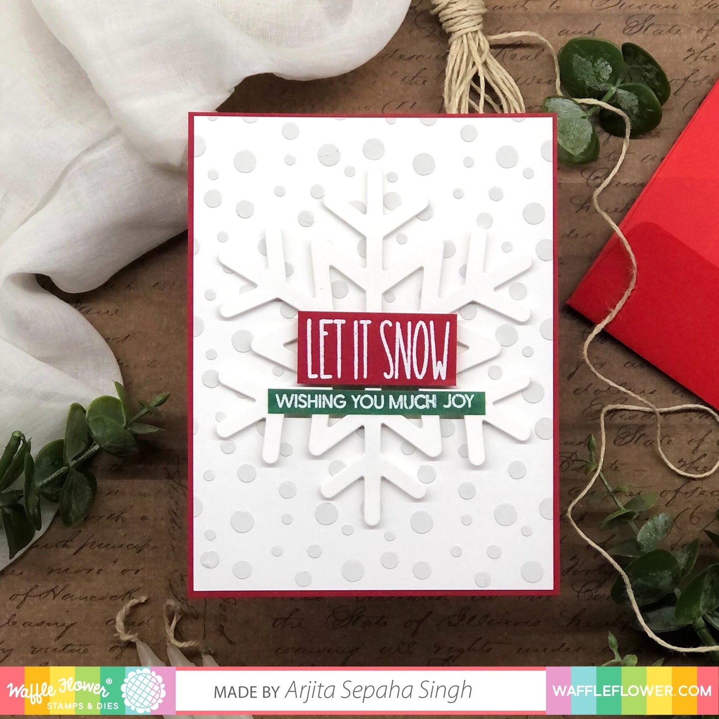 Waffle Flower Cozy Holiday Sentiments