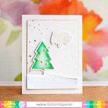 Waffle Flower Essential Christmas Diecut - Gold Foiled