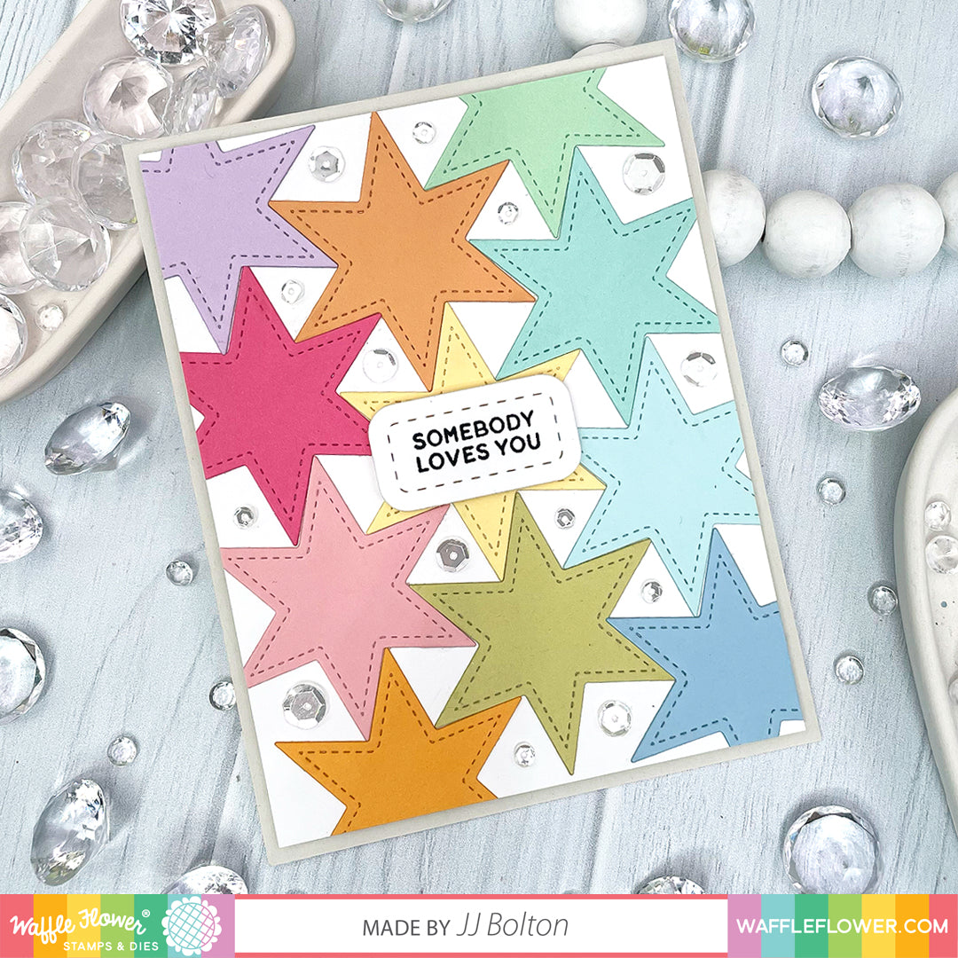 Waffle Flower Star Snowflake Kit Die