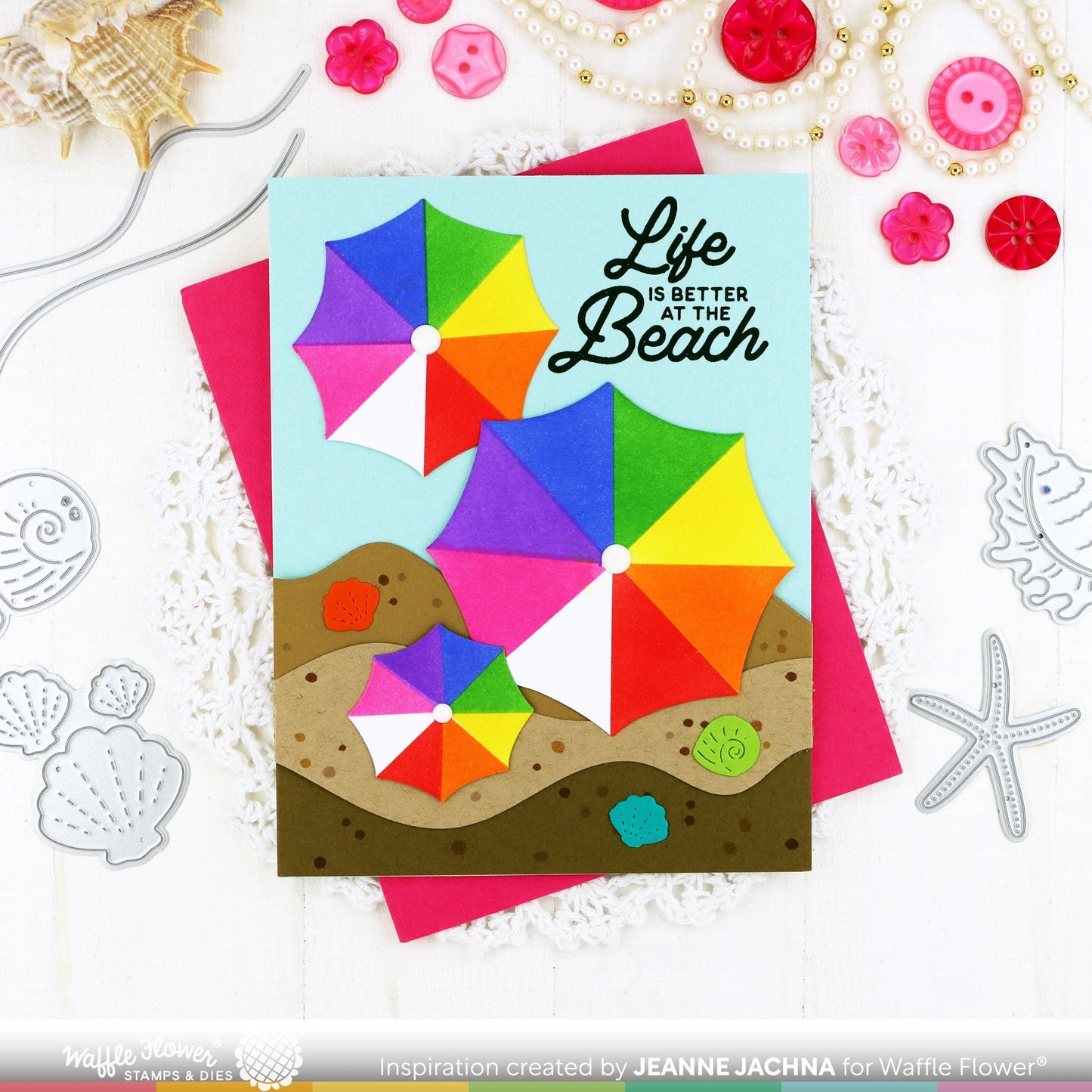 Waffle Flower Wavy Borders Die