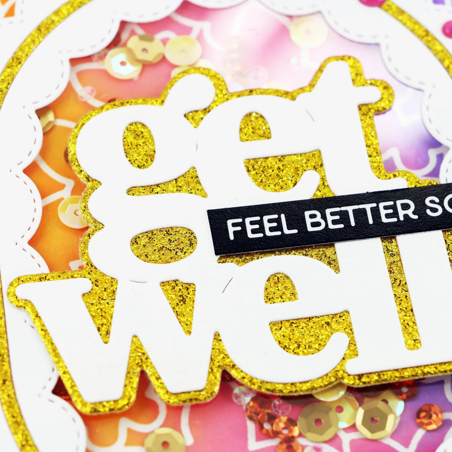 Waffle Flower Subsentiments Care Diecut Strips