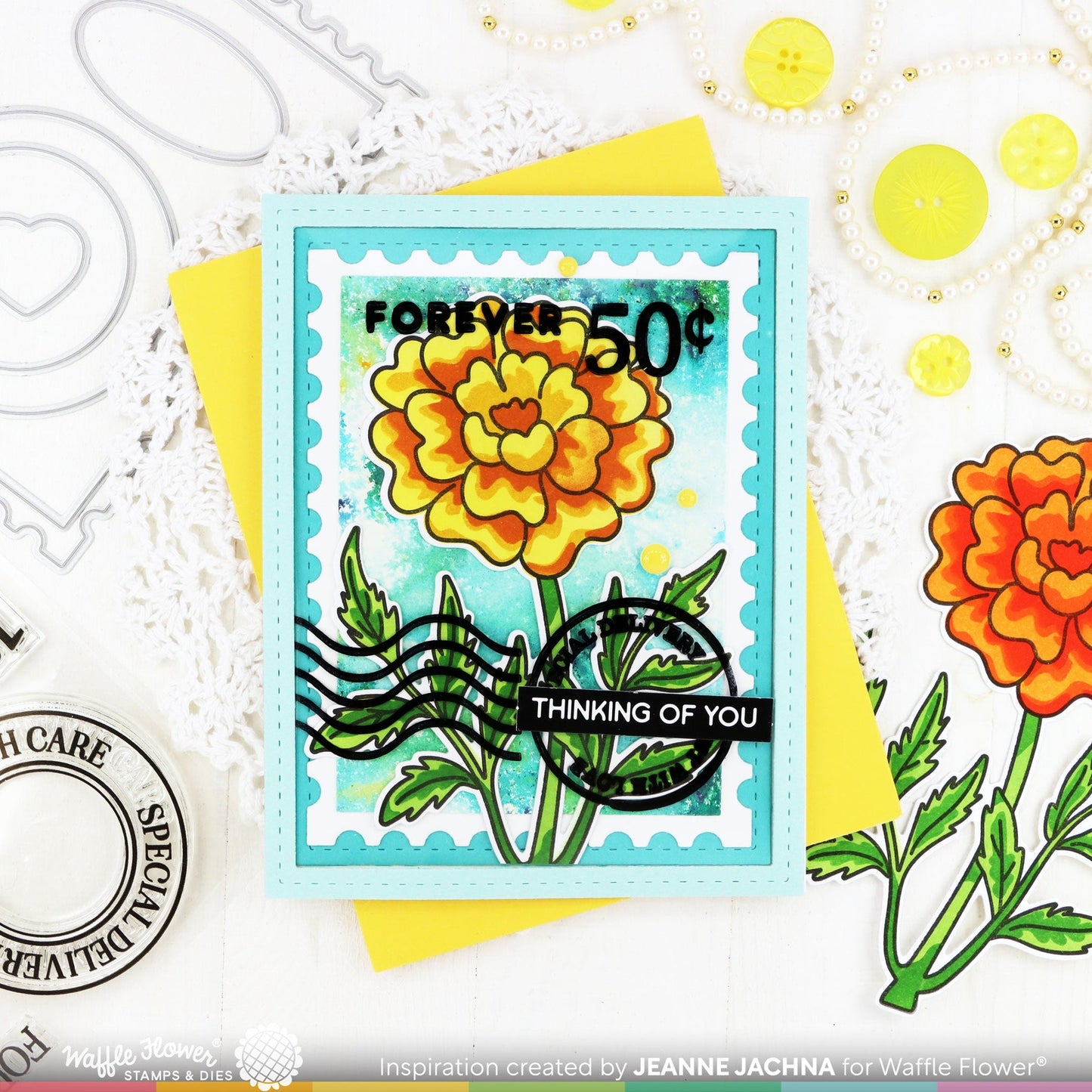 Waffle Flower Oversized Postage Combo