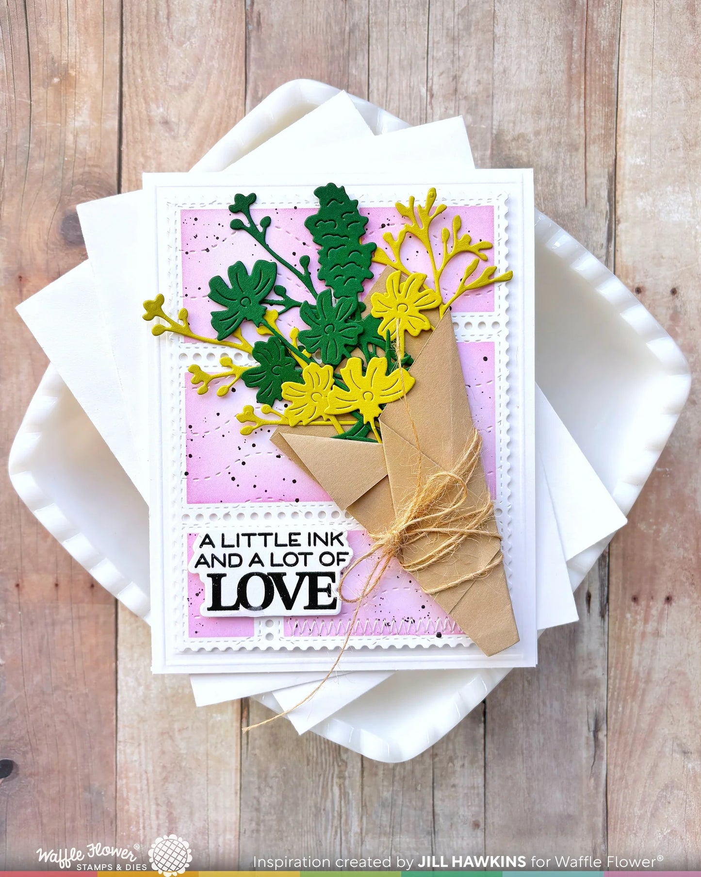 Waffle Flower Sealed Sentiments Stamp Set
