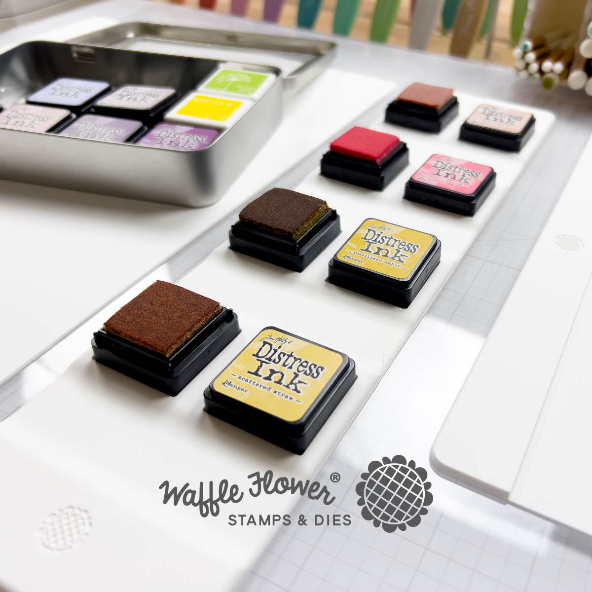Waffle Flower Mini Inkpad Holder