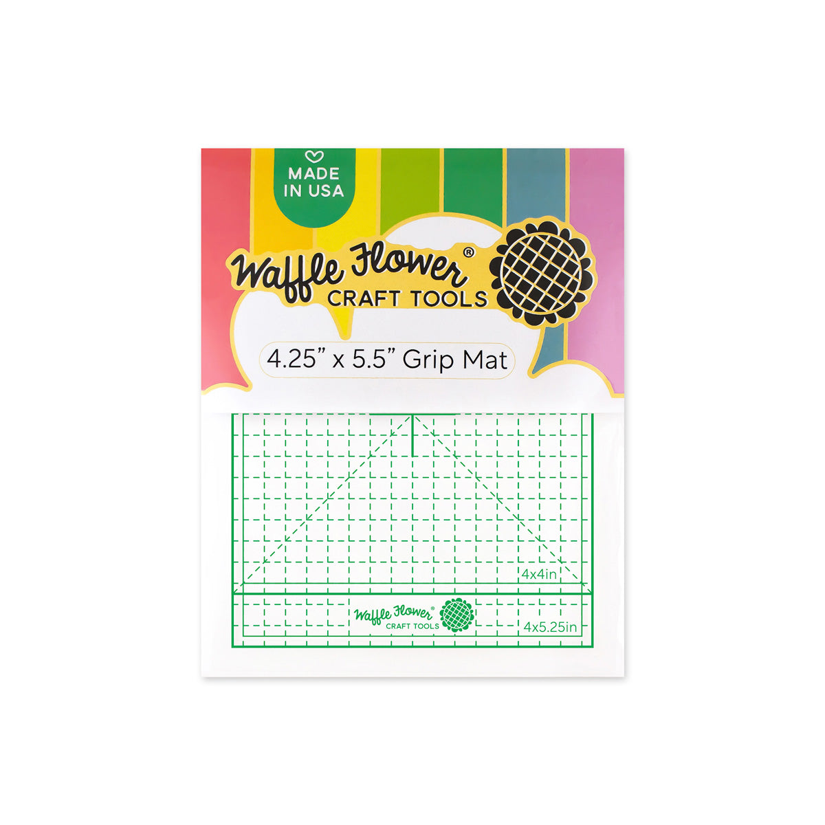 Waffle Flower 4.25x5.5 Grip Mat