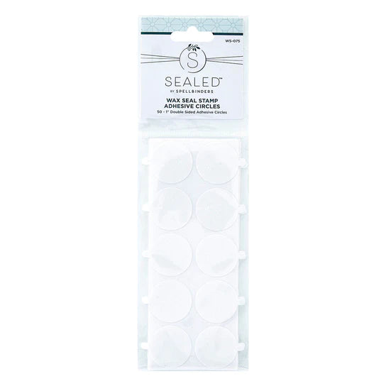 Sealed by Spellbinders Wax Seal Stamp Adhesive Circles