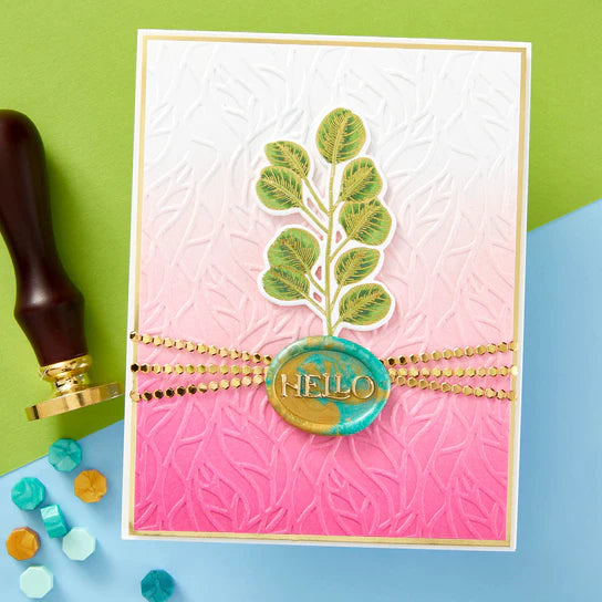 Spellbinders Leafy Helix Embossing Folder
