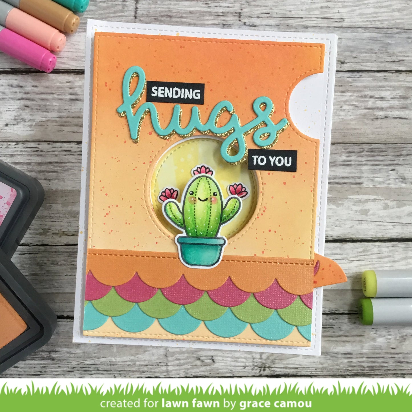 Lawn Fawn Magic Iris Add-On Dies