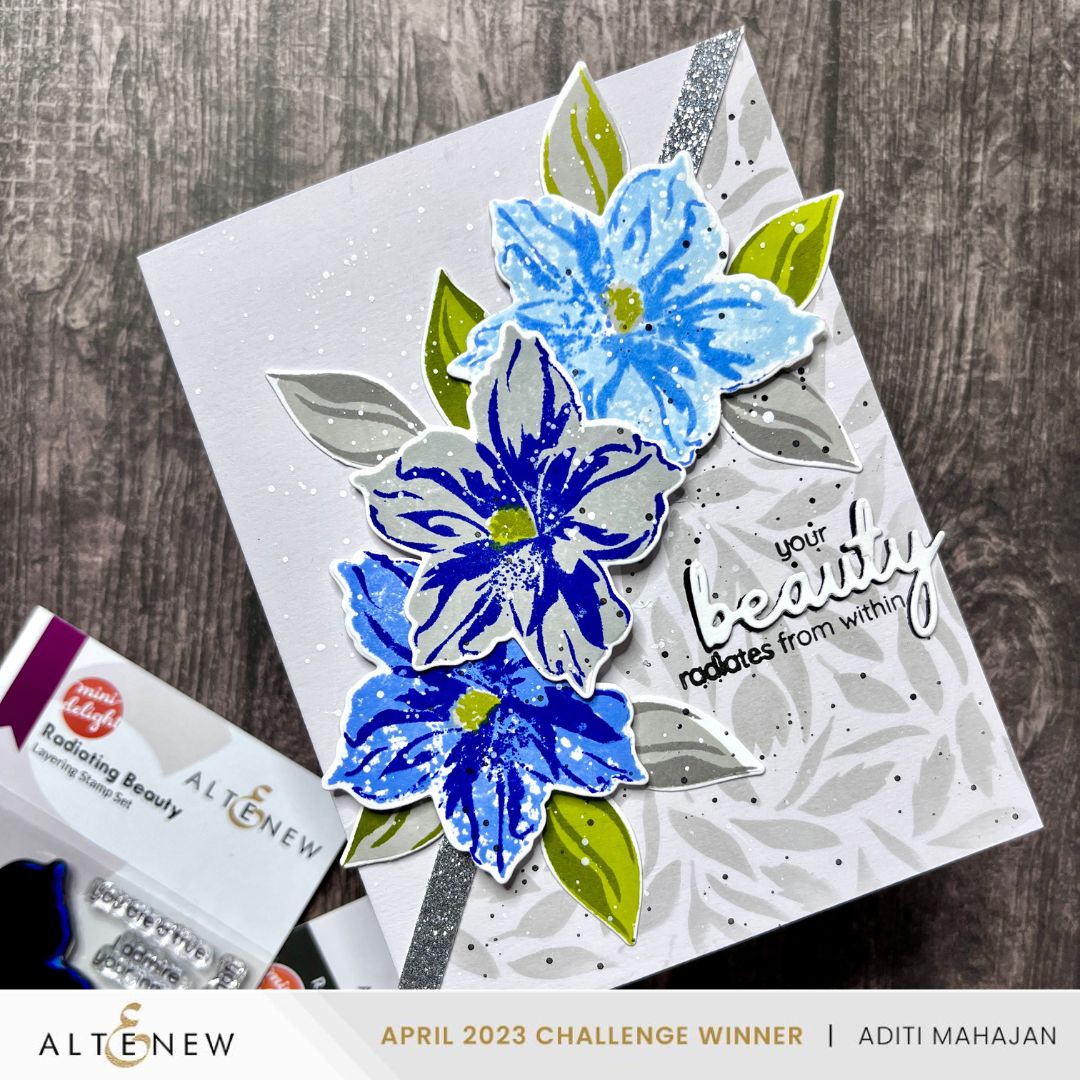 Altenew Mini Delight: Radiating Beauty Stamp & Die Set