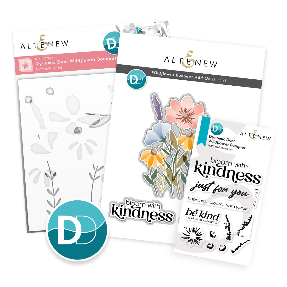 Altenew Dynamic Duo: Wildflower Bouquet and Add-on Bundle