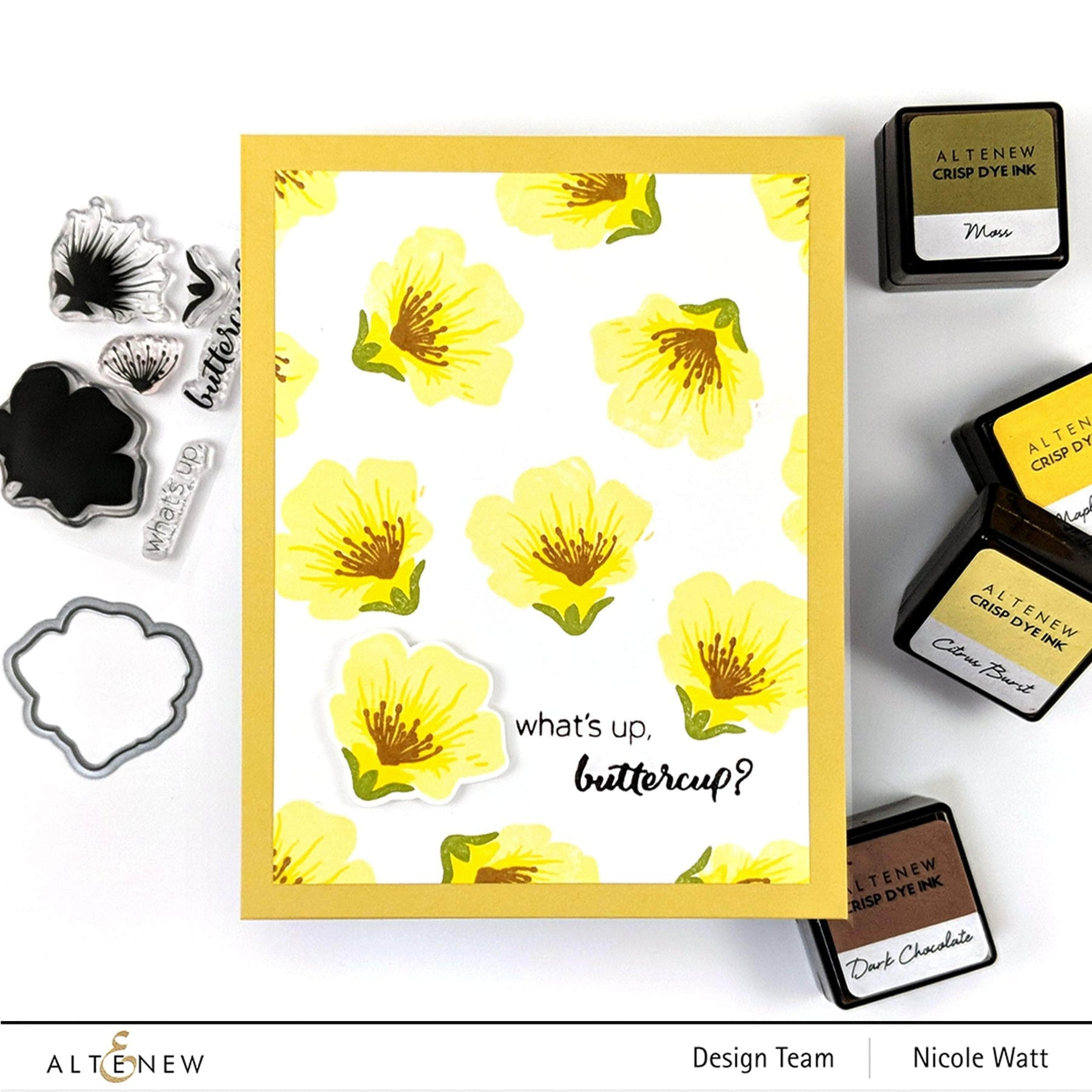 Altenew Mini Delight: Buttercup Stamp & Die Set – Craftique