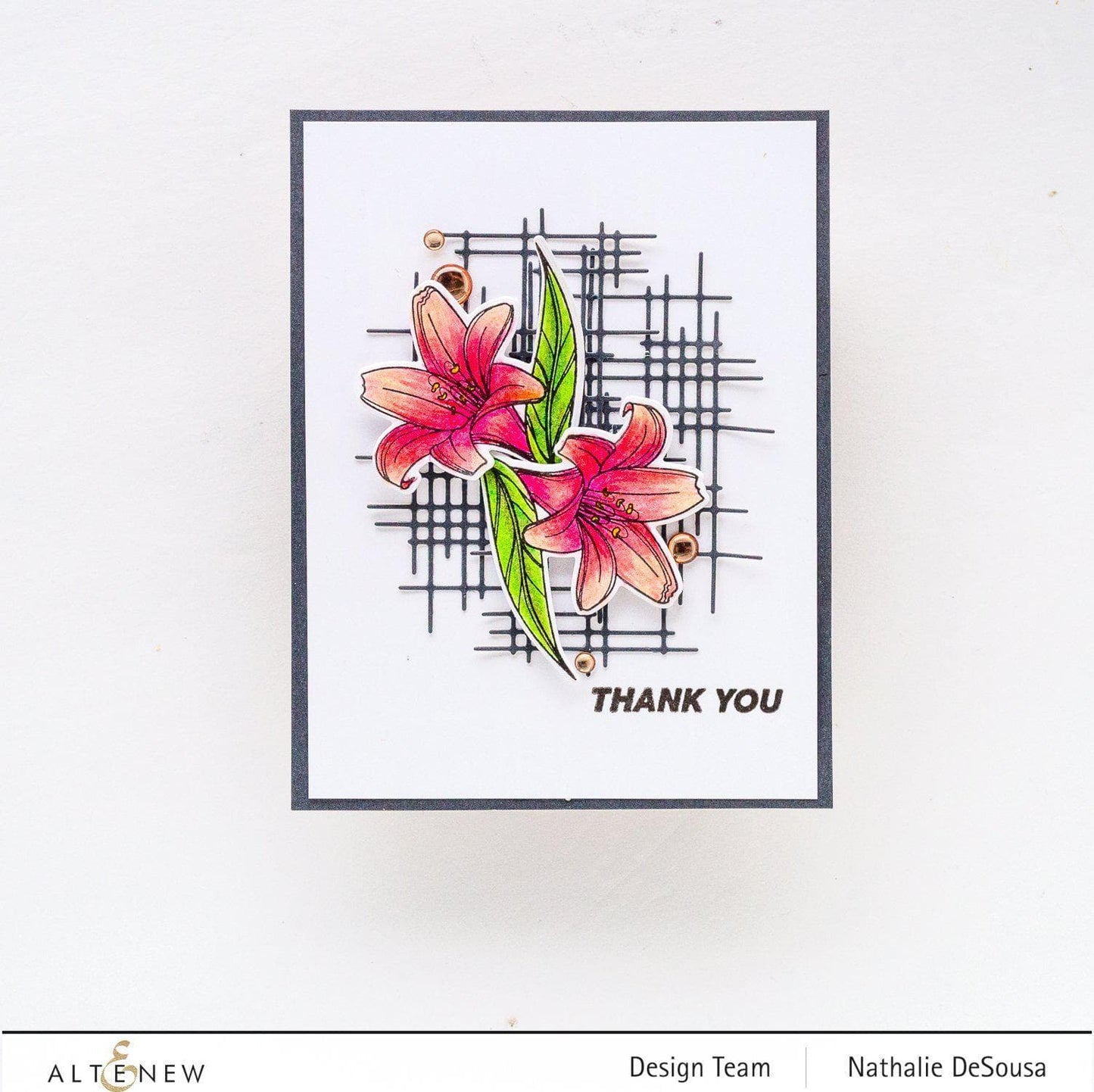 Altenew Mini Delight: Proud Amaryllis Stamp & Die Set