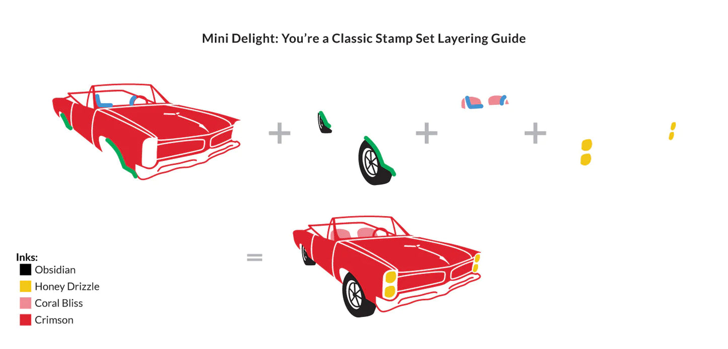 Altenew Mini Delight: You're a Classic Stamp & Die Set