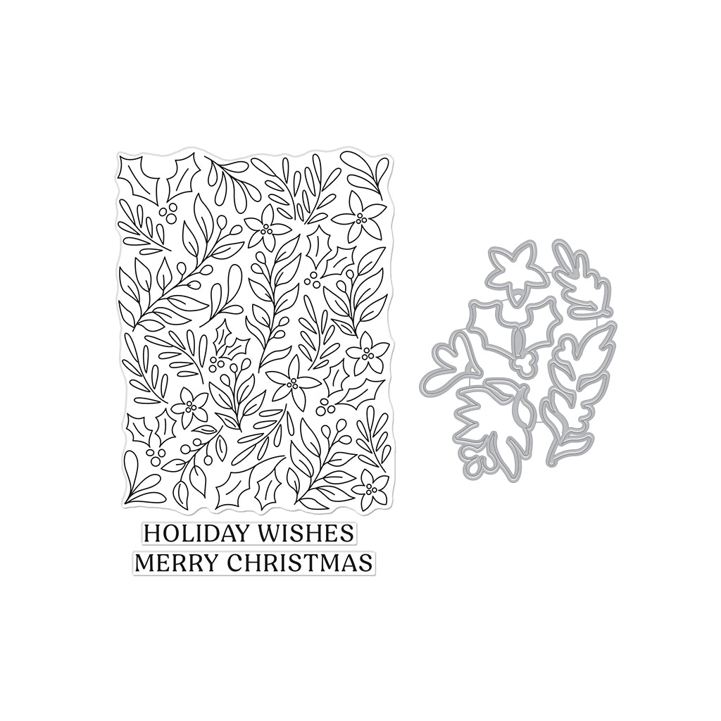 Hero Arts Christmas Foliage Bundle (Stamps & Dies)