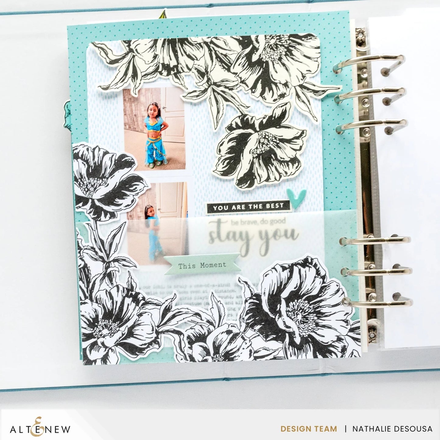 Altenew Inked Poppies Press Plates (BetterPress and Hot Foil Compatible)