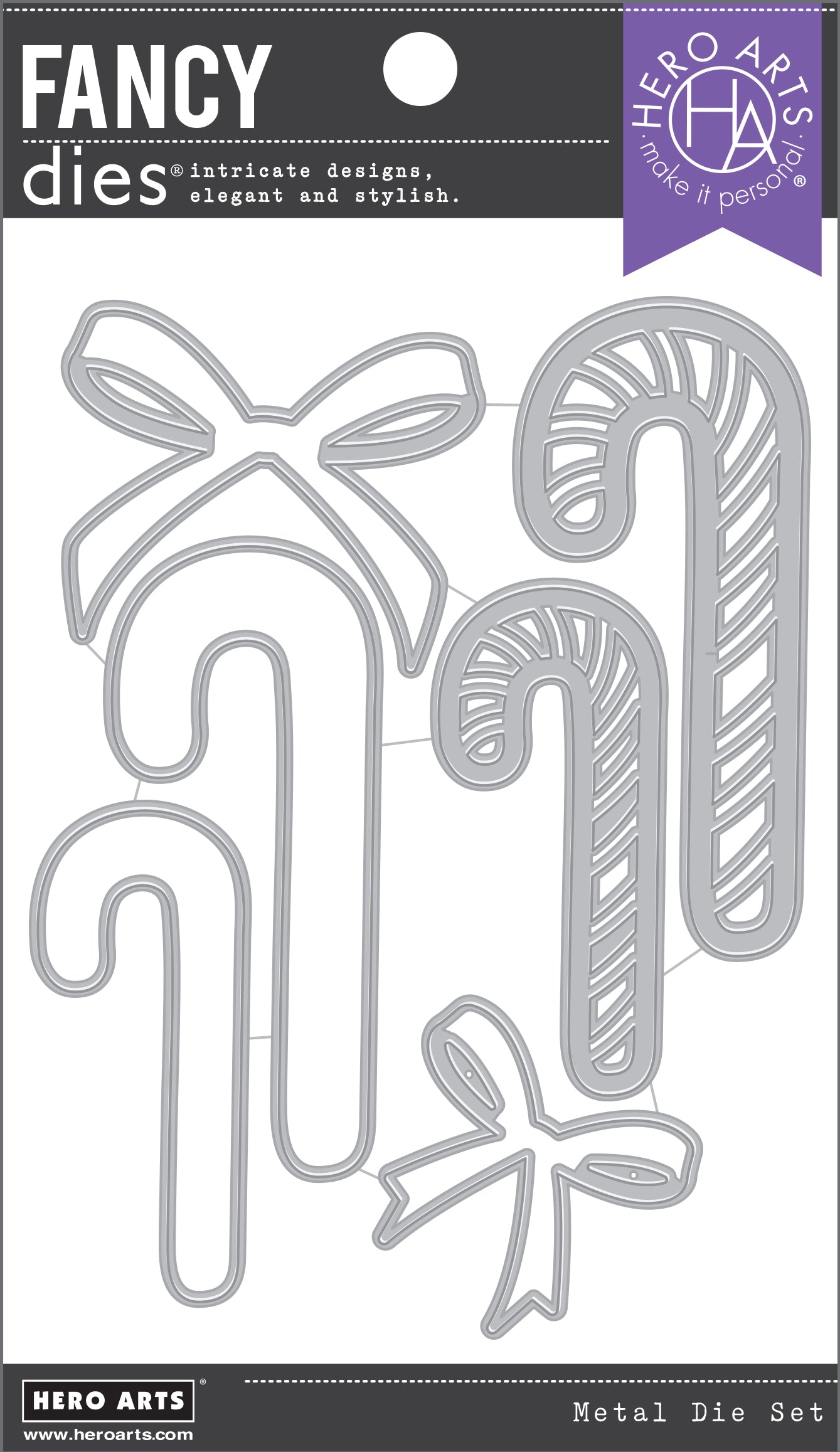 Hero Arts Candy Cane Fancy Die
