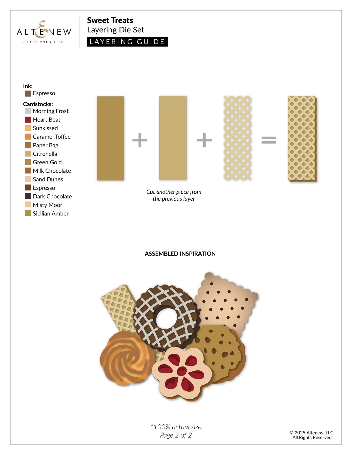 Altenew Sweet Treats Die Set