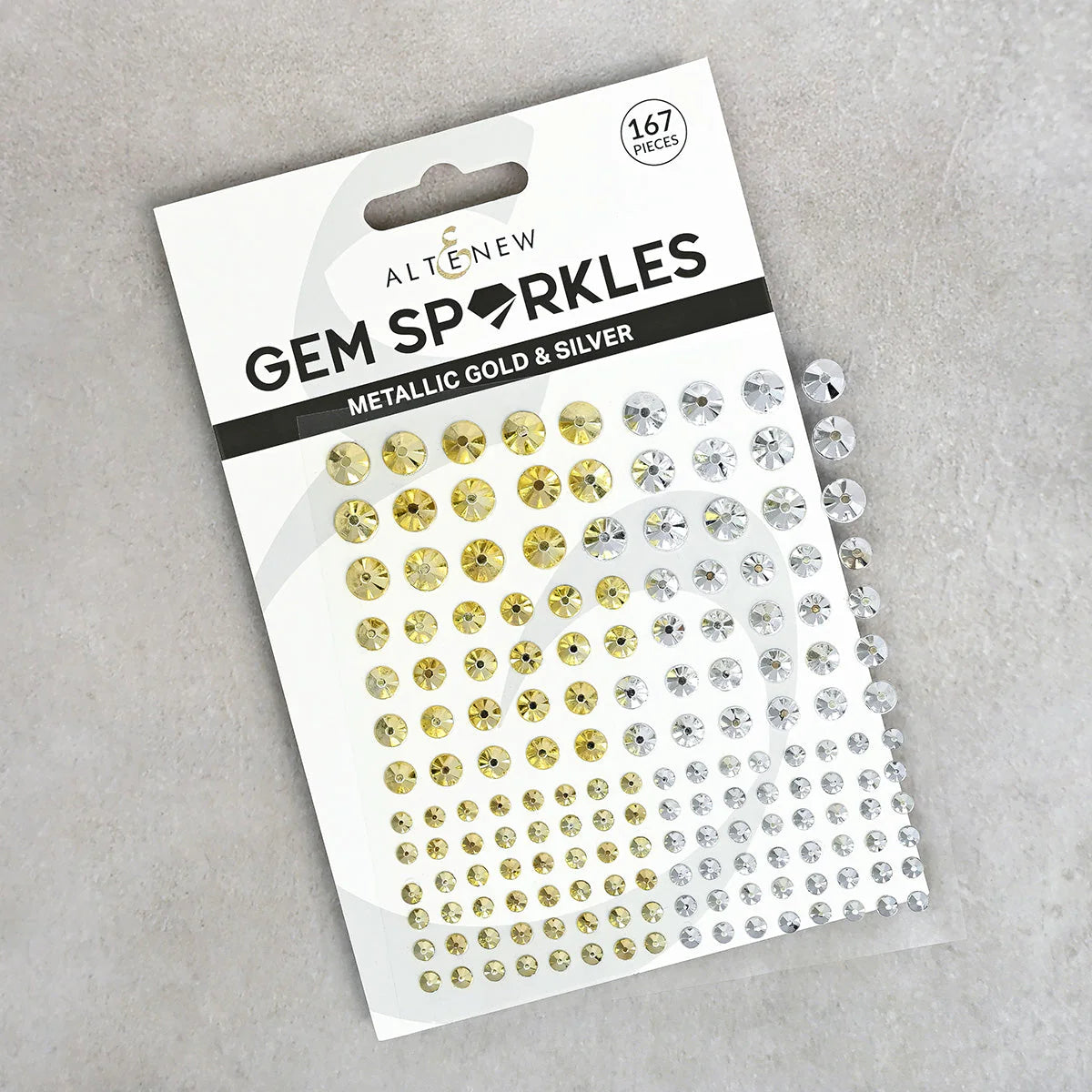 Altenew Metallic Gold & Silver Gem Sparkles
