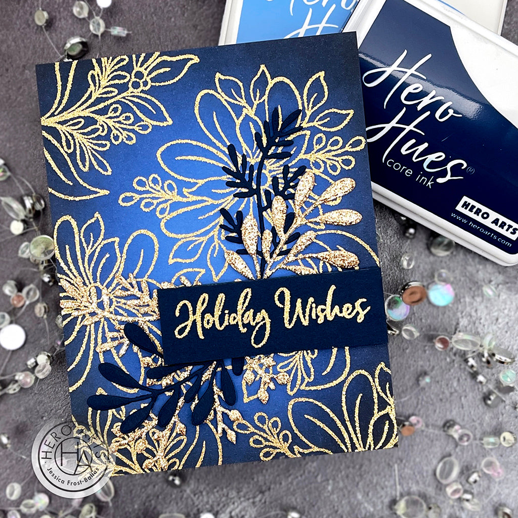 Hero Arts Winter Foliage Stamp & Cut