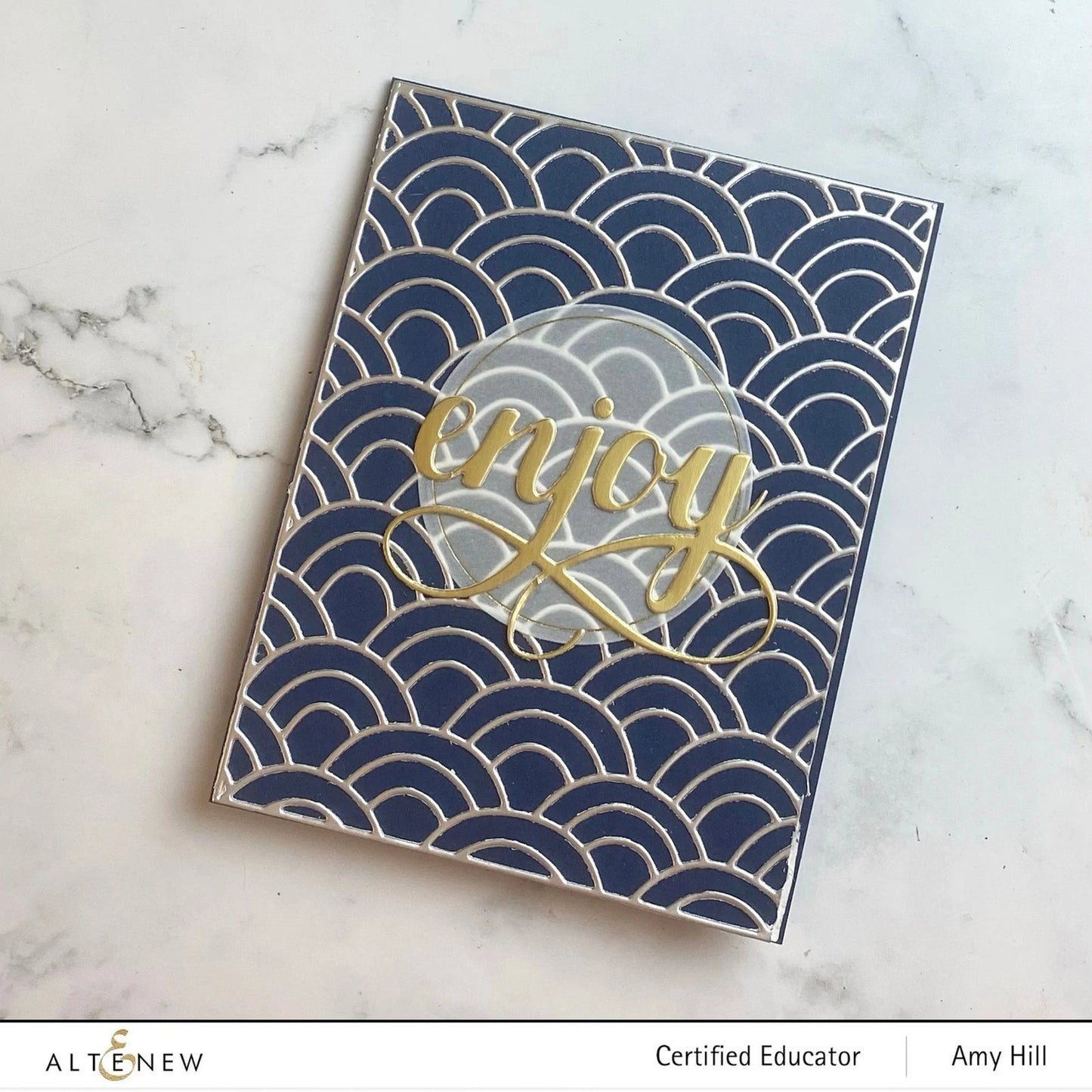 Altenew Brushed Silver Metallic Cardstock