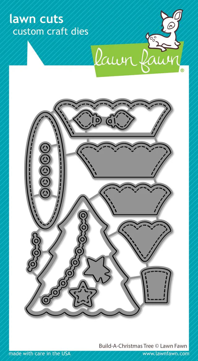 Lawn Fawn Build-a-Christmas Tree Die Set
