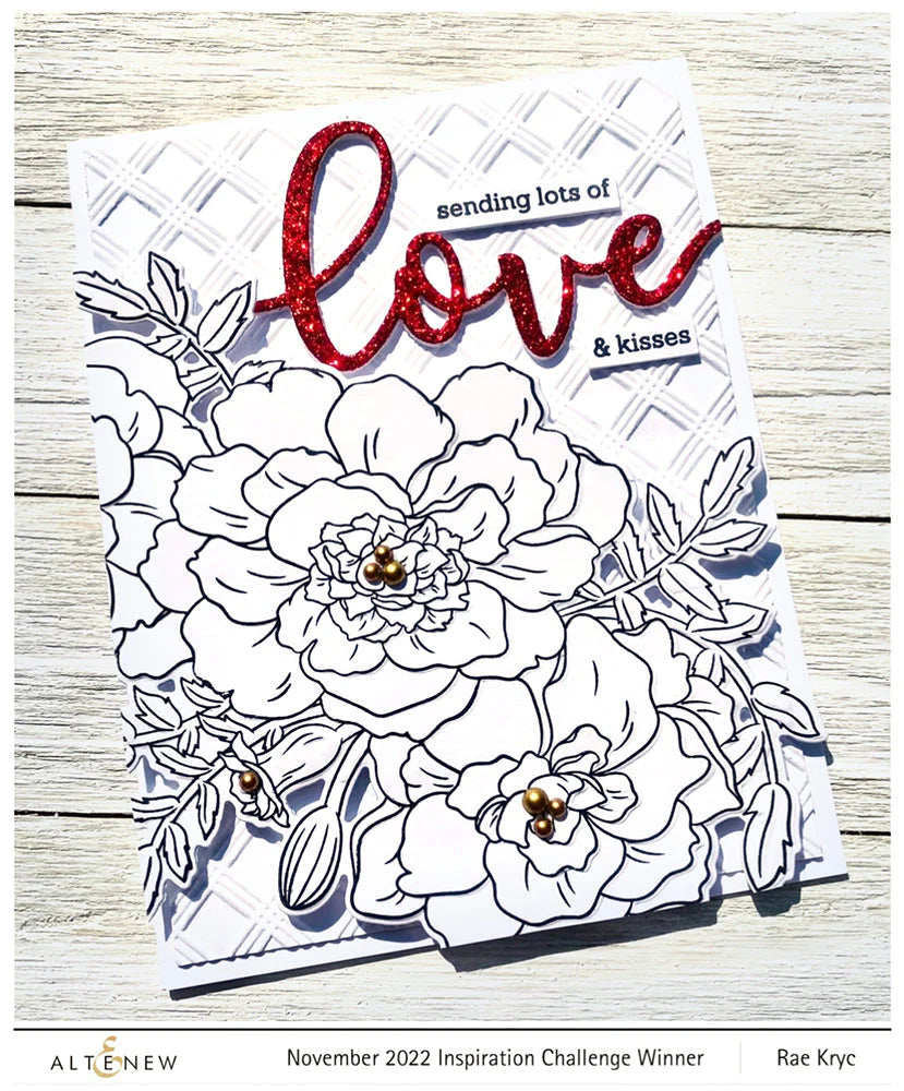 Altenew Glitter Gradient Cardstock Set - Brilliant Red