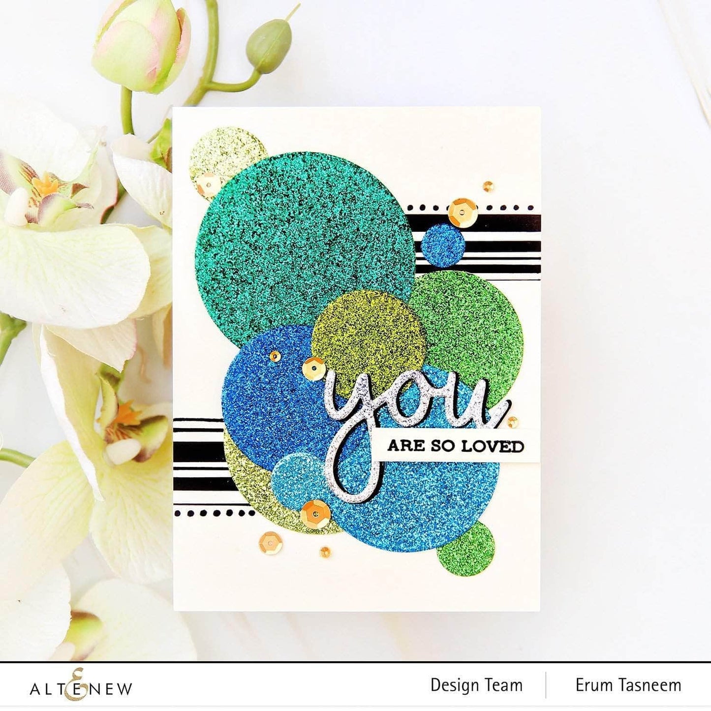 Altenew Glitter Cardstock Set - Forest Canopy