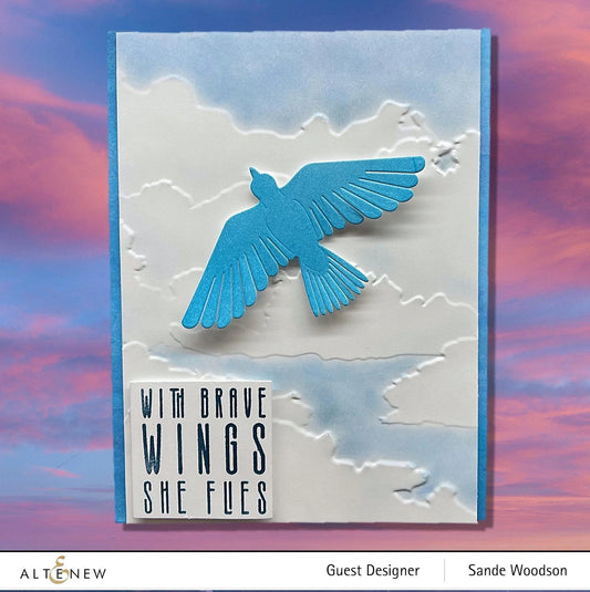 Altenew Cloudy Day 3D Embossing Folder