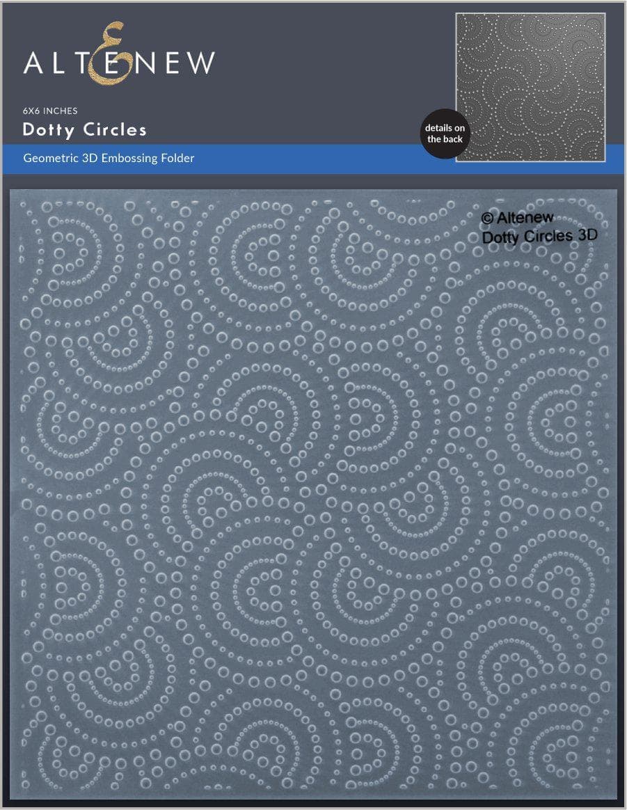 Altenew Dotty Circles 3D Embossing Folder