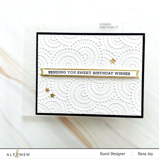 Altenew Dotty Circles 3D Embossing Folder