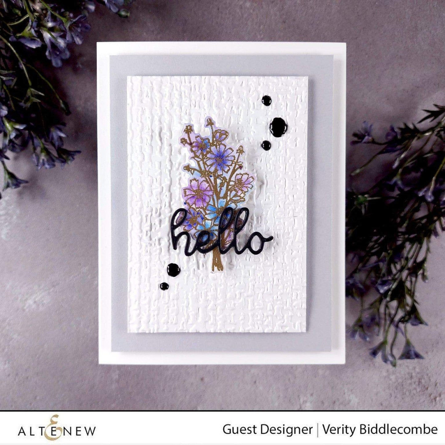 Altenew Organic Linen 3D Embossing Folder