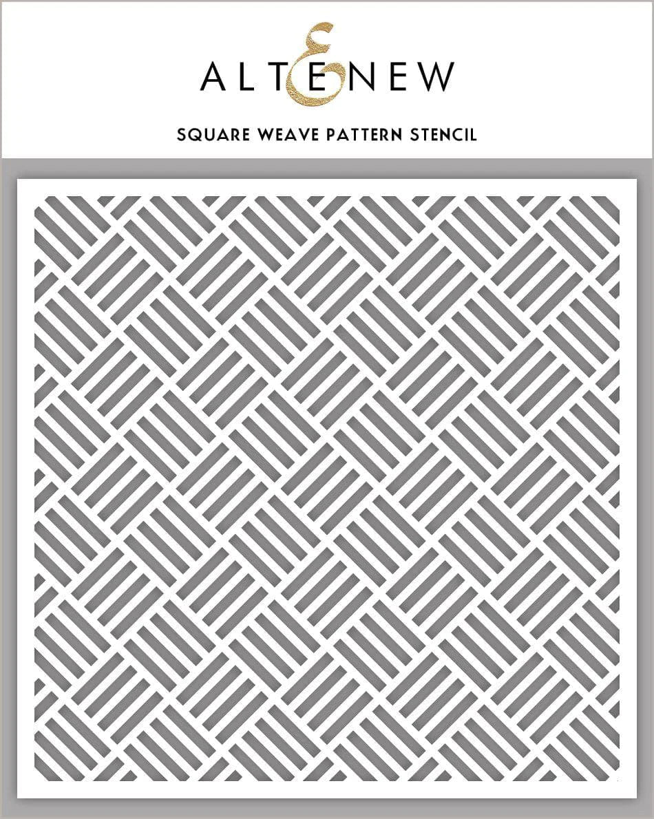 Altenew Square Weave Pattern Stencil