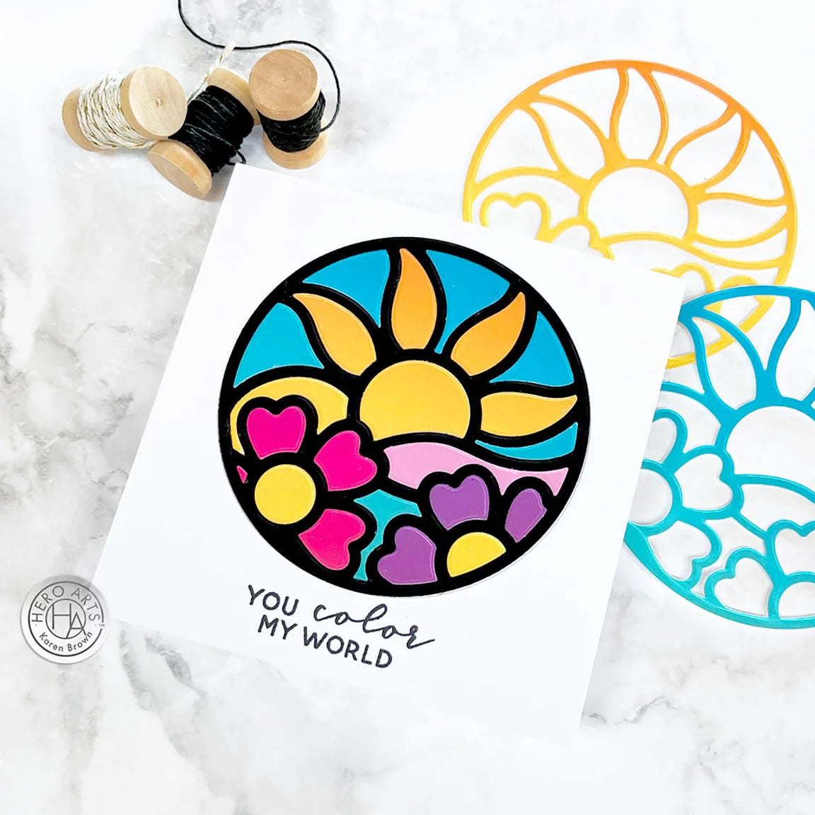 Hero Arts Floral Rainbow Hero Transfers