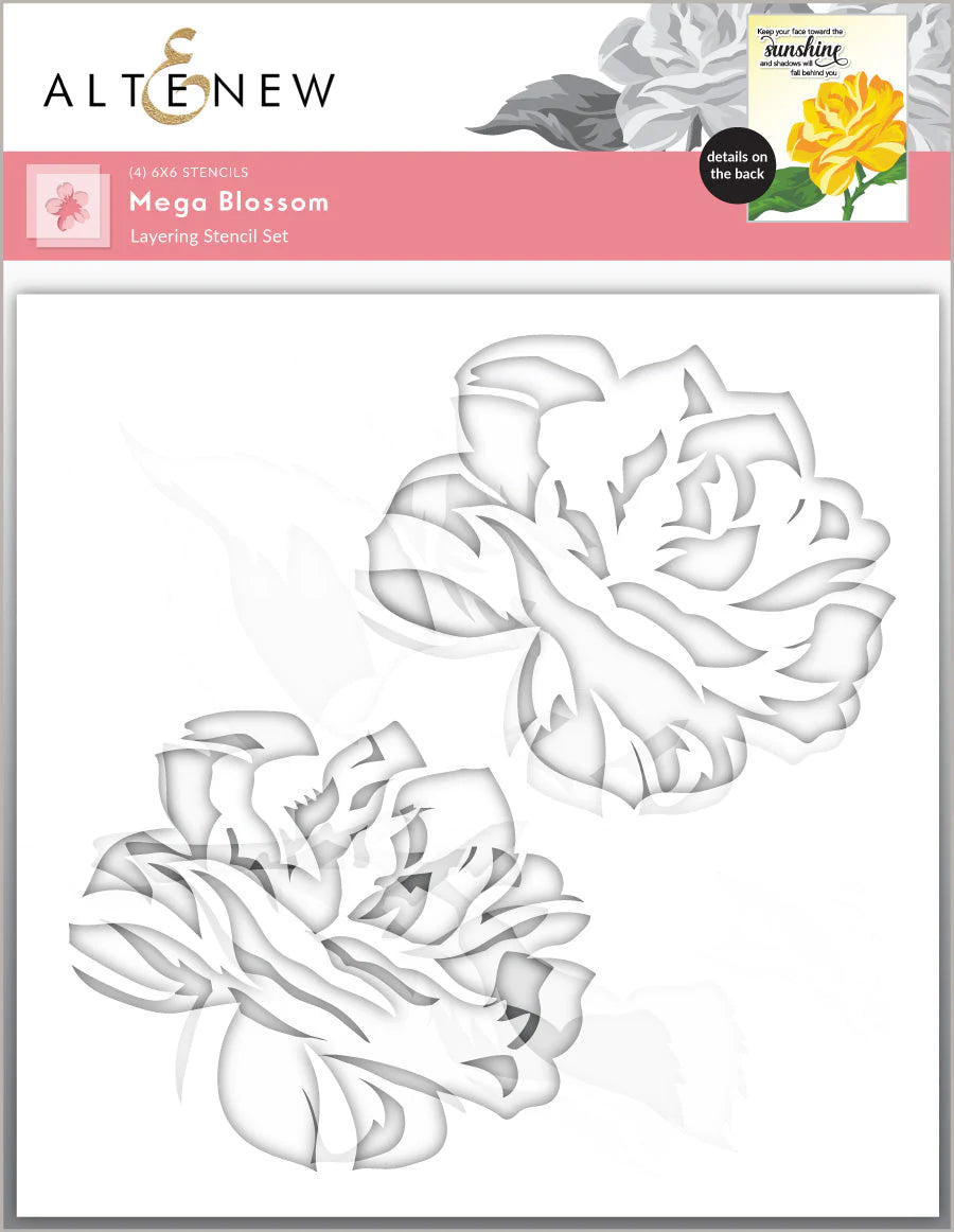 Altenew Mega Blossom Stencil Set