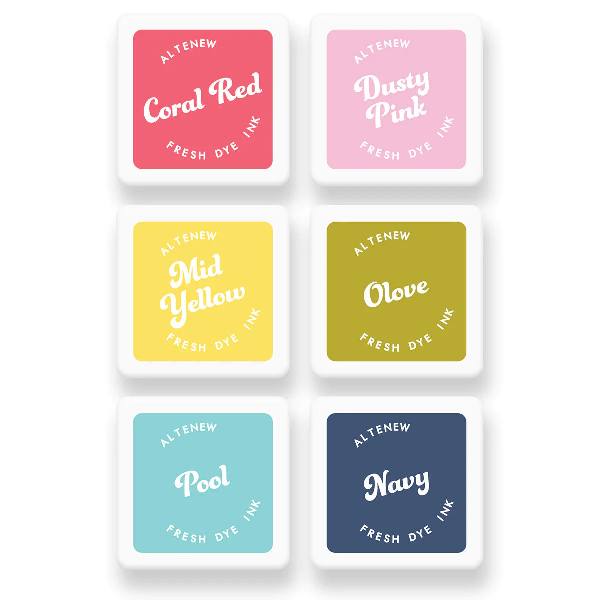 Altenew Deco Garden Fresh Dye Inks Mini Cube Set