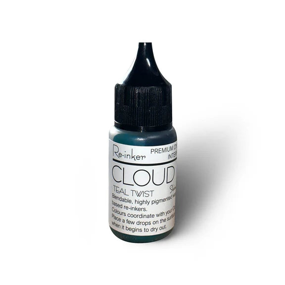 Lisa Horton Crafts Interference Ink Reinker - Teal Twist Shimmer