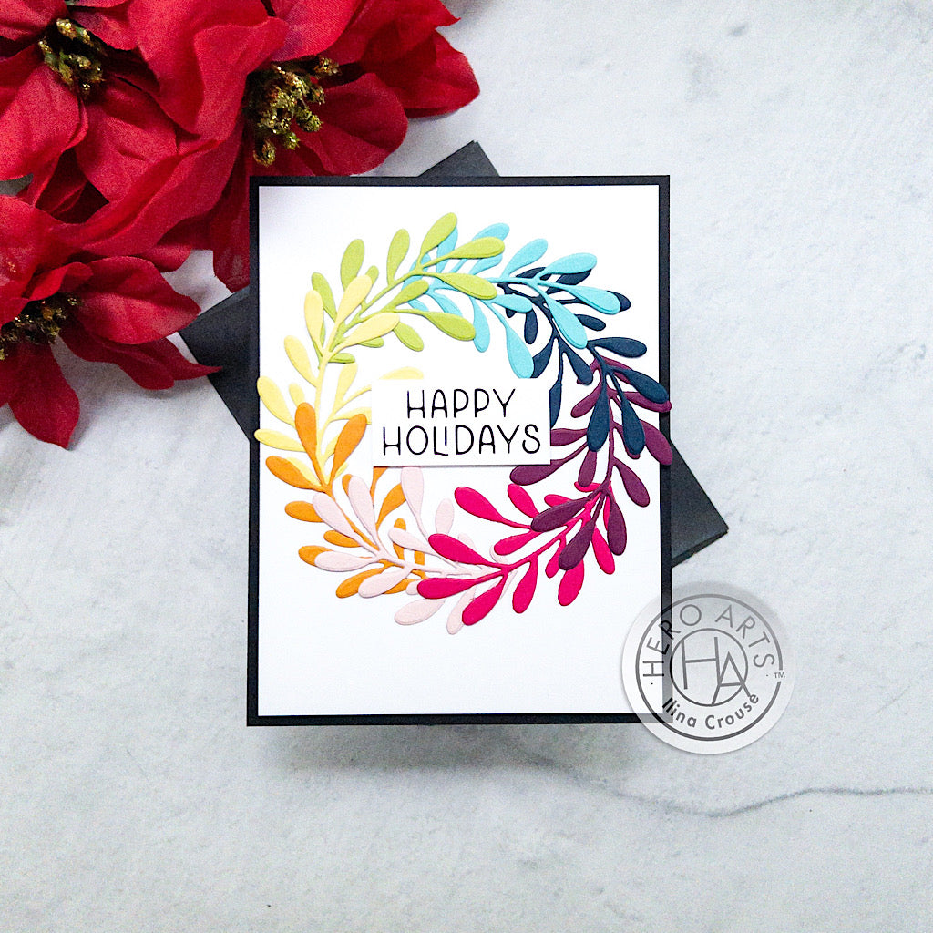 Hero Arts Winter Foliage Stamp & Cut