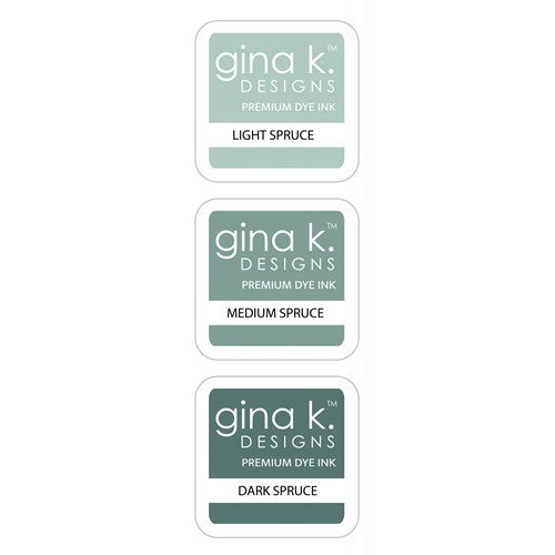 Gina K Designs Color Companions Ink Cube Set - Spruce