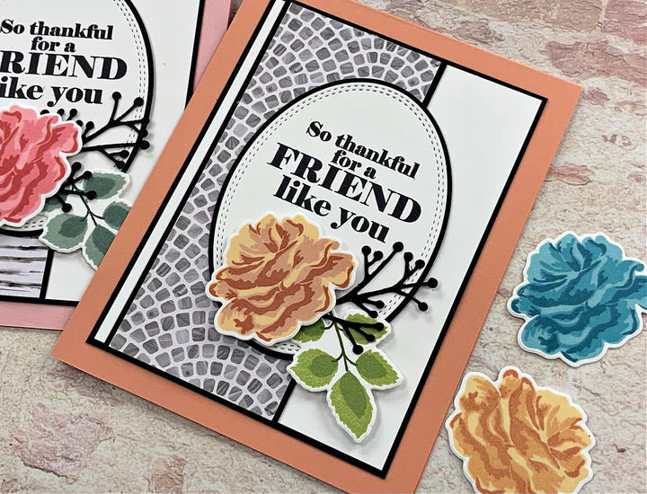 Gina K Designs Layered Carnation Stamp Set