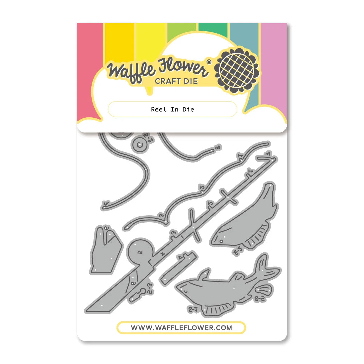 Waffle Flower Reel in Die Set