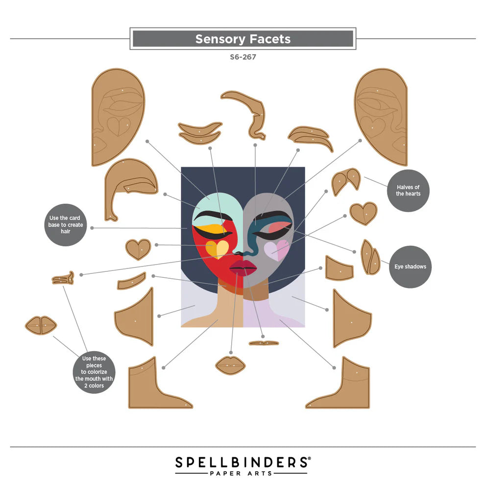 Sensory Facets Die Set by Jaycee Gaspar