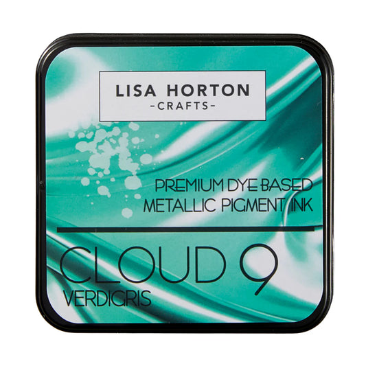 Lisa Horton Crafts Metallic Pigment Ink Pad - Verdigris